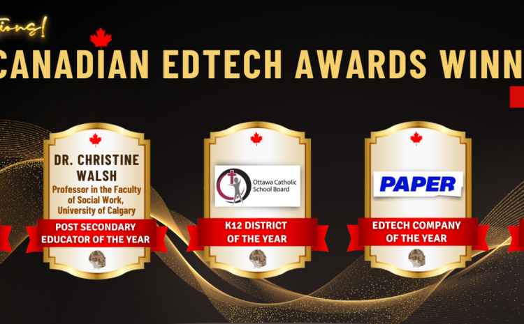  Congratulations 7th Canadian EdTech Award Winners 2022