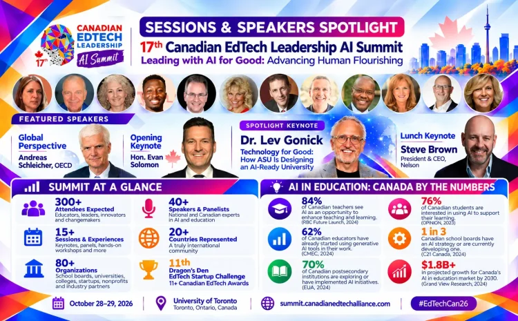  Meet the Visionaries Shaping the Future of AI in Education at the 2026 Canadian EdTech Leadership AI Summit